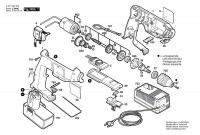 Bosch 0 601 933 356 Gbm 9,6 Vsp-3 Cordless Drill 9.6 V / Eu Spare Parts